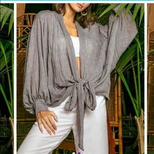 Great tie-front cardigan